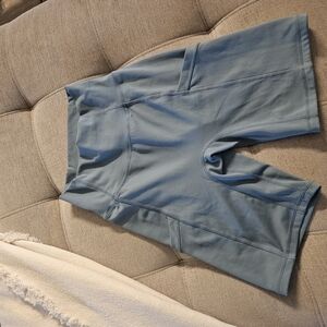 P’tula Yvette Pocket Short: 8"Marina BLUE